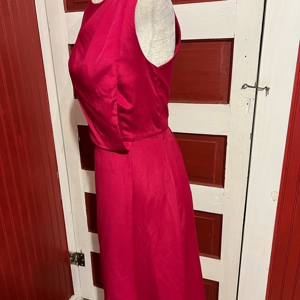 Vince Camuto Red Polyester Dress 4 - Picture 4 of 8